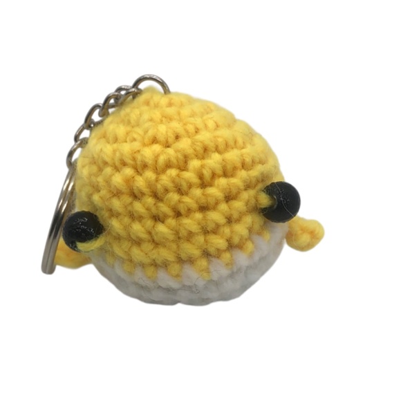Pocket-Sized Crochet Whale Keychain – Tiny, Chunky, and Full of Charm! 🐳💛 - Picture 6 of 10